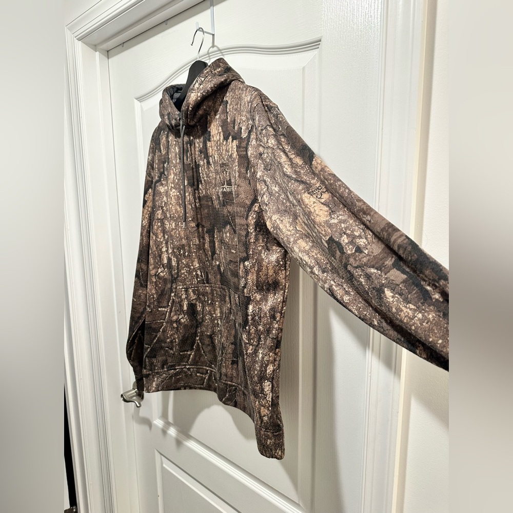Habit Men’s Real Tree Timber Performance Camouflage Hoodie, Size Large - Picture 7 of 16